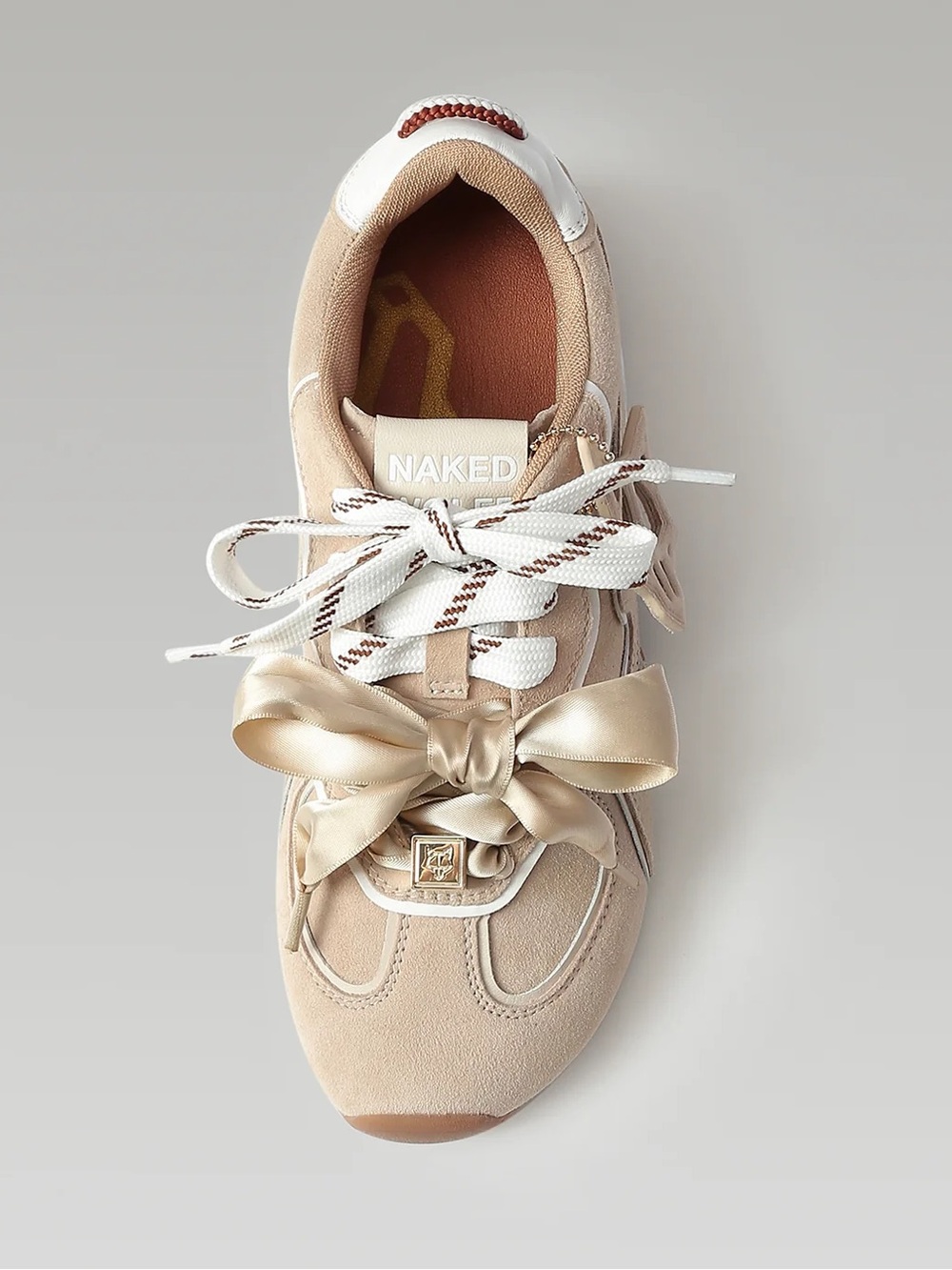 Naked Wolfe Adorned Suede Sneakers